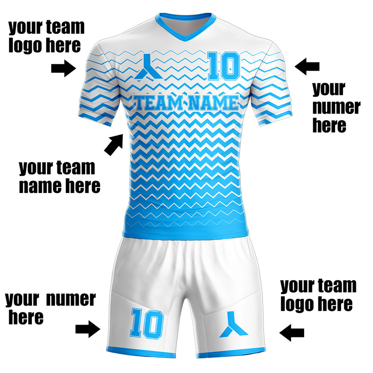 customize team soccer jerseys for men/kids/youth 's  Water wave design add with name/number/logo