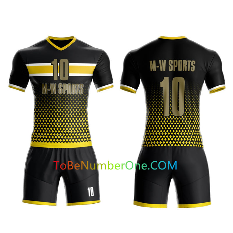 Custom Club Team Soccer Jersey & Shorts add your name and number,Kids and men's size