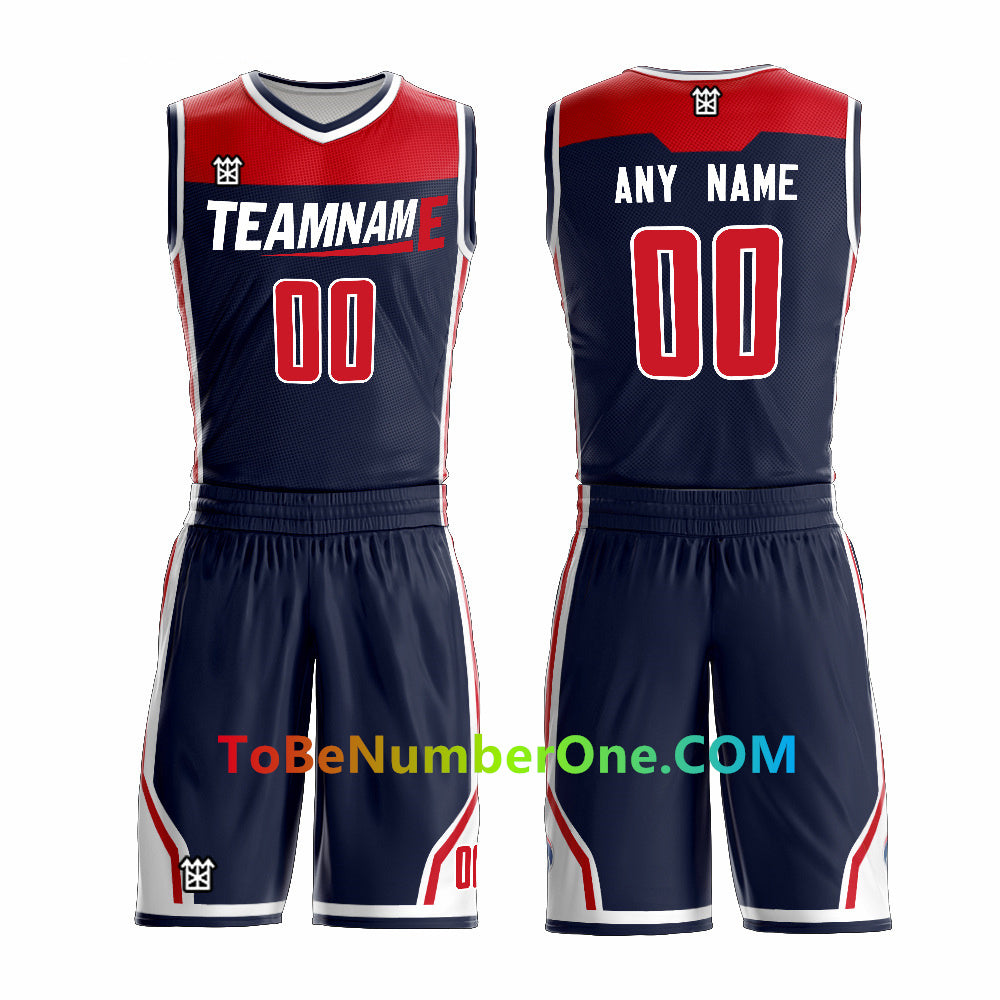 Customize High Quality basketball Team Uniforms for men youth kids team sport uniforms with your team name , logo, player and number. B002