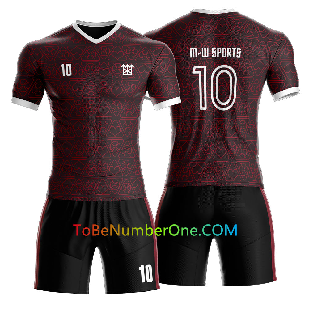 Custom Full Sublimated Soccer Jerseys for Youths/Men Sports Uniforms -Make Your OWN Jersey with YOUR Names, Numbers ,Logo S38