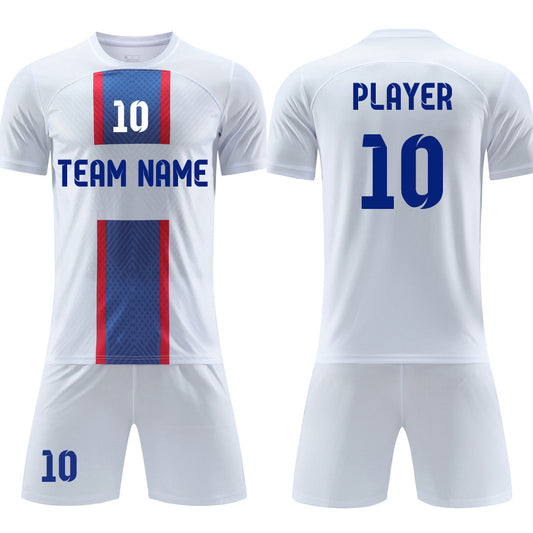 Custom 22-23 Paris Away Soccer blank unifroms print Any Name and Number instock Quick-drying uniforms S306