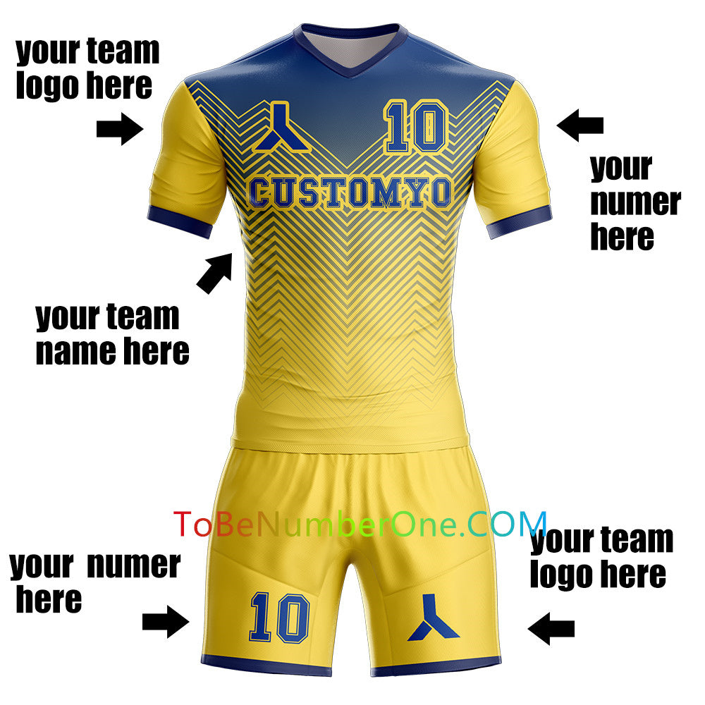 Custom soccer Shirts & shorts printed Any Name & 8103Number other