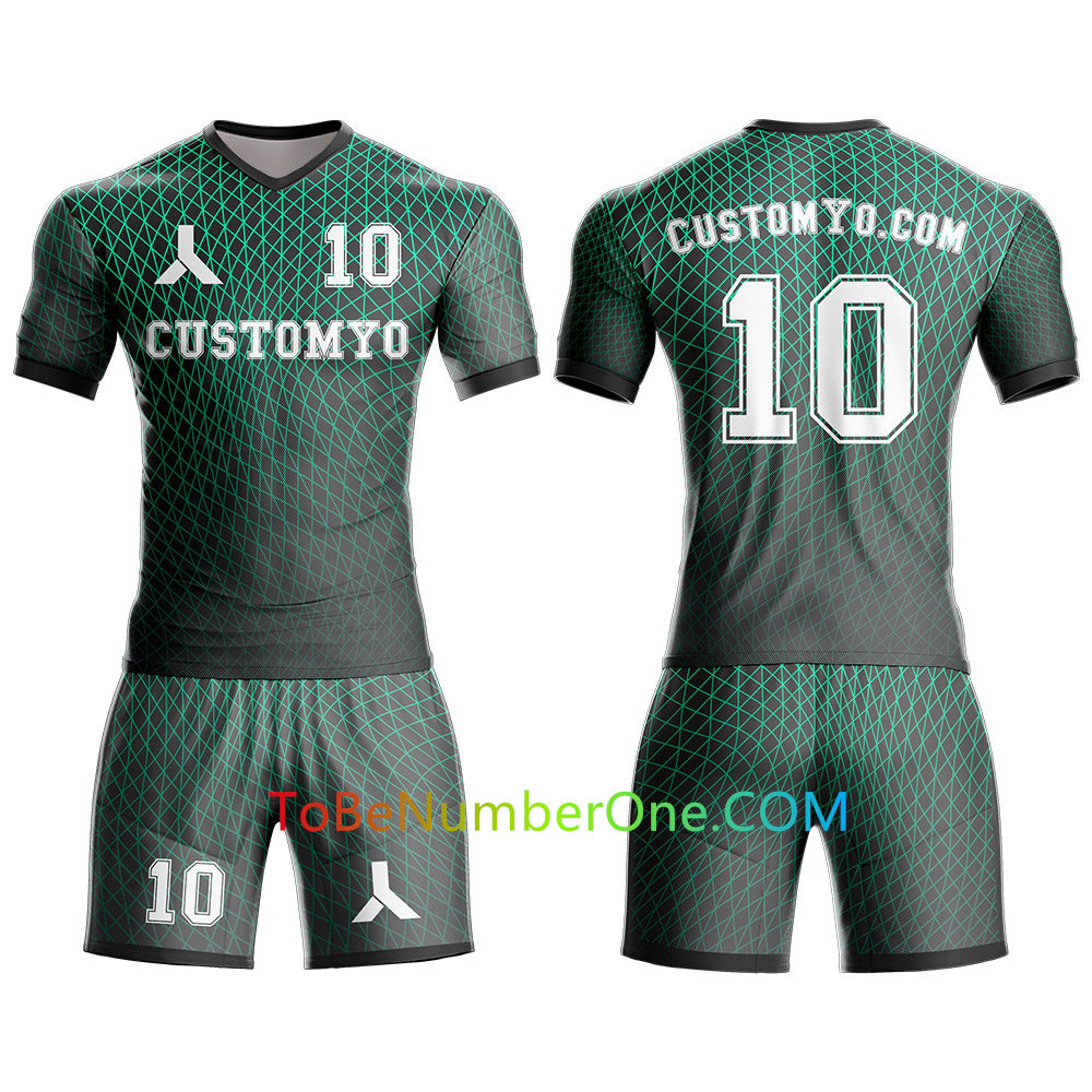 Custom Soccer Jersey & Shorts Club Team Personalized Soccer Jersey Kits for Adult Youth add Any Name and Number Custom Football Jersey S111