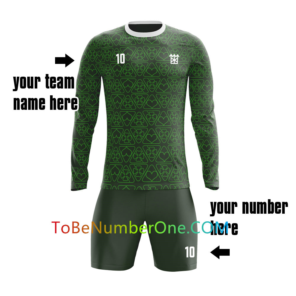 customize create your own soccer Goalkeeper jersey with your logo , name and number ,custom kids/men's jerseys&shorts GK04