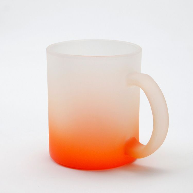 Sublimation 11oz Frosted Glass Mug, Custom Mugs with Your Own Design.