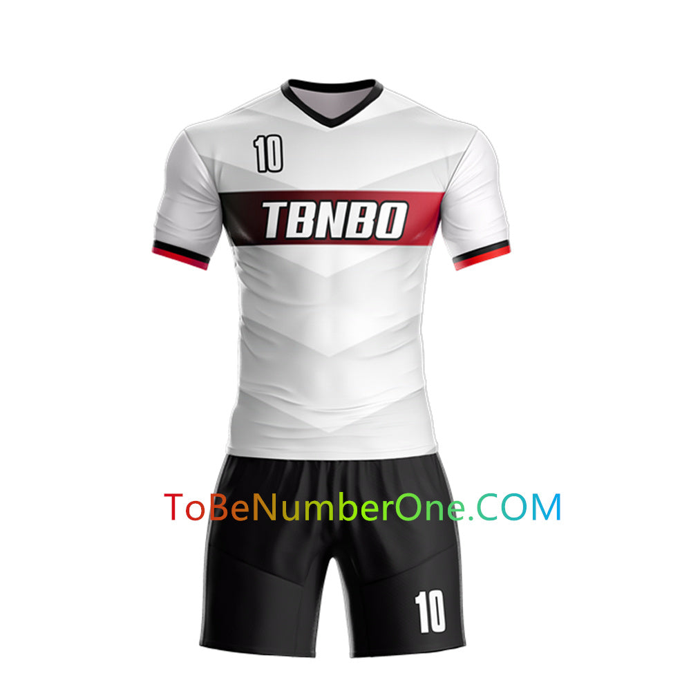 Custom Soccer Jersey & Shorts Club Team (Home and Away) Personalized Soccer Jersey Kits for Adult Youth add Any Name and Number Custom Football Jersey S101