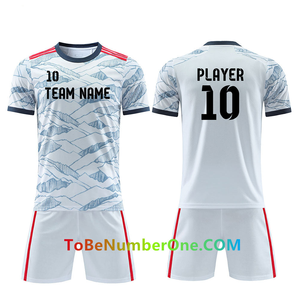Customize Football Team jerseys & shorts print Any Name and Number instock uniforms S138