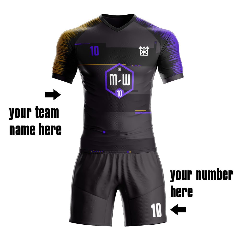 Custom Full Sublimated Soccer Jerseys for Youths/Men Sports Uniforms -Make Your OWN Jersey with YOUR Names, Numbers ,Logo S32