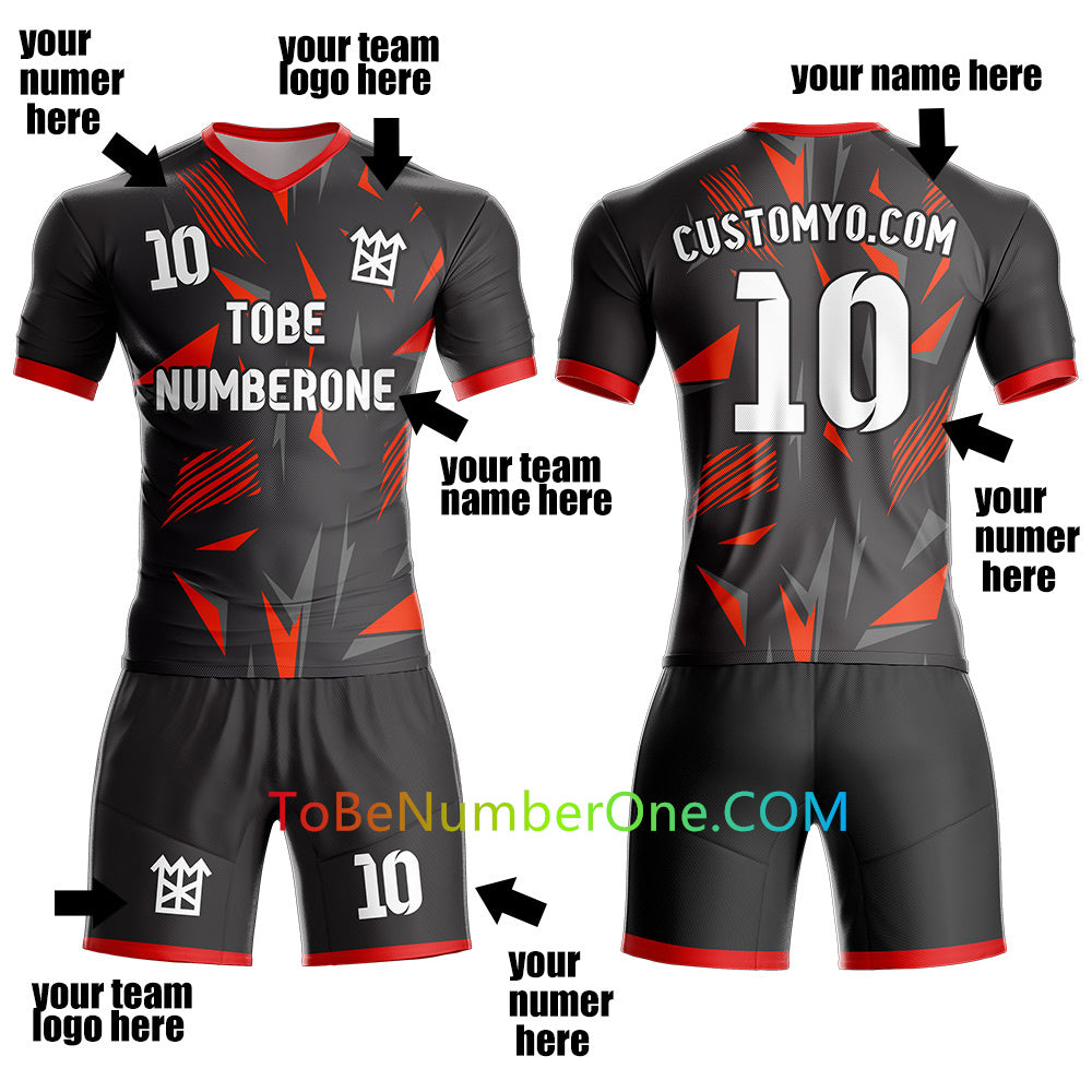 Custom team Soccer Jersey Club Team Personalized Soccer Jersey Kits for Adult Youth add Any Name and Number Custom Football Jersey S126
