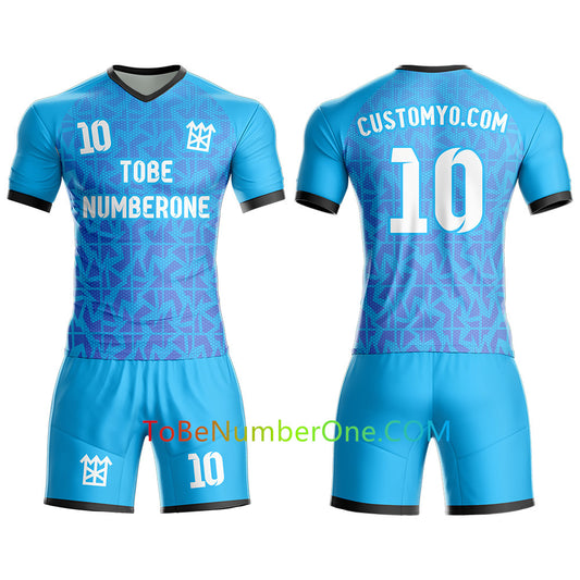 Custom Bi-color design Soccer Jersey & Shorts Club Team Personalized Soccer Jersey Kits for Adult Youth add Any Name and Number Custom Football Jersey S119