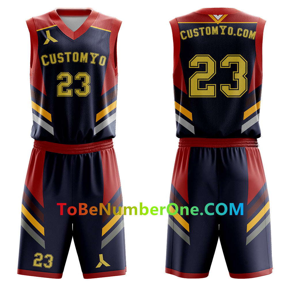 Customize High Quality basketball Team Uniforms for men youth kids team sport uniforms with your team name , logo, player and number. B042