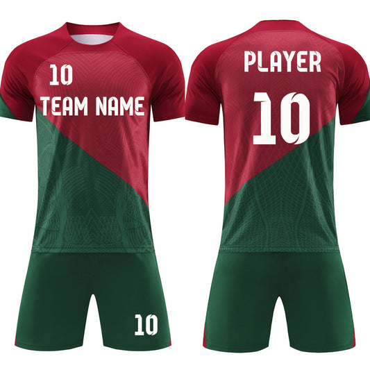 Customize soccer uniforms print Any Name and Number instock Quick-drying uniforms S301