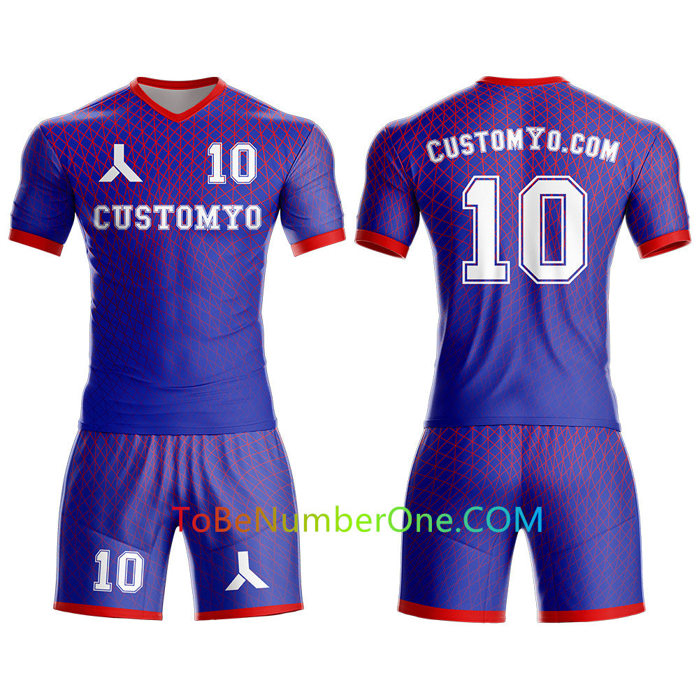 Custom Soccer Jersey & Shorts Club Team Personalized Soccer Jersey Kits for Adult Youth add Any Name and Number Custom Football Jersey S111