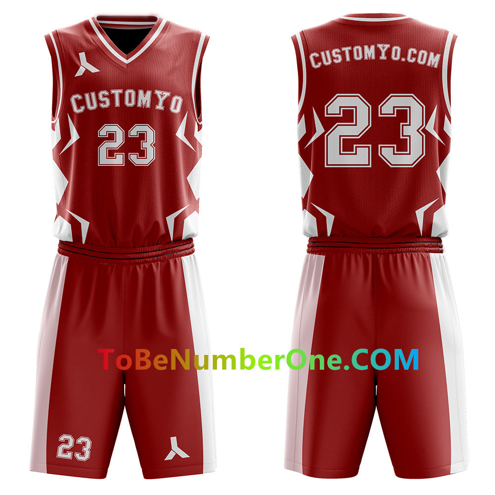 Customize High Quality basketball Team Uniforms for men youth kids team sport uniforms with your team name , logo, player and number. B041