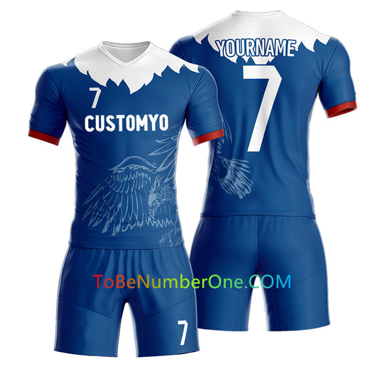 Custom Bi-color design Soccer Jersey Club Team Personalized Soccer Jersey Kits for Adult Youth add Any Name and Number Custom Football Jersey S128