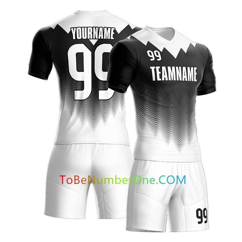 Custom Bi-color design Soccer Jersey Club Team Personalized Soccer Jersey Kits for Adult Youth add Any Name and Number Custom Football Jersey S129