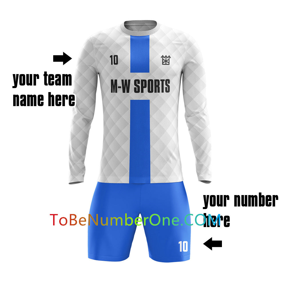 customize create your own soccer Goalkeeper jersey with your logo , name and number ,custom kids/men's jerseys&shorts GK13