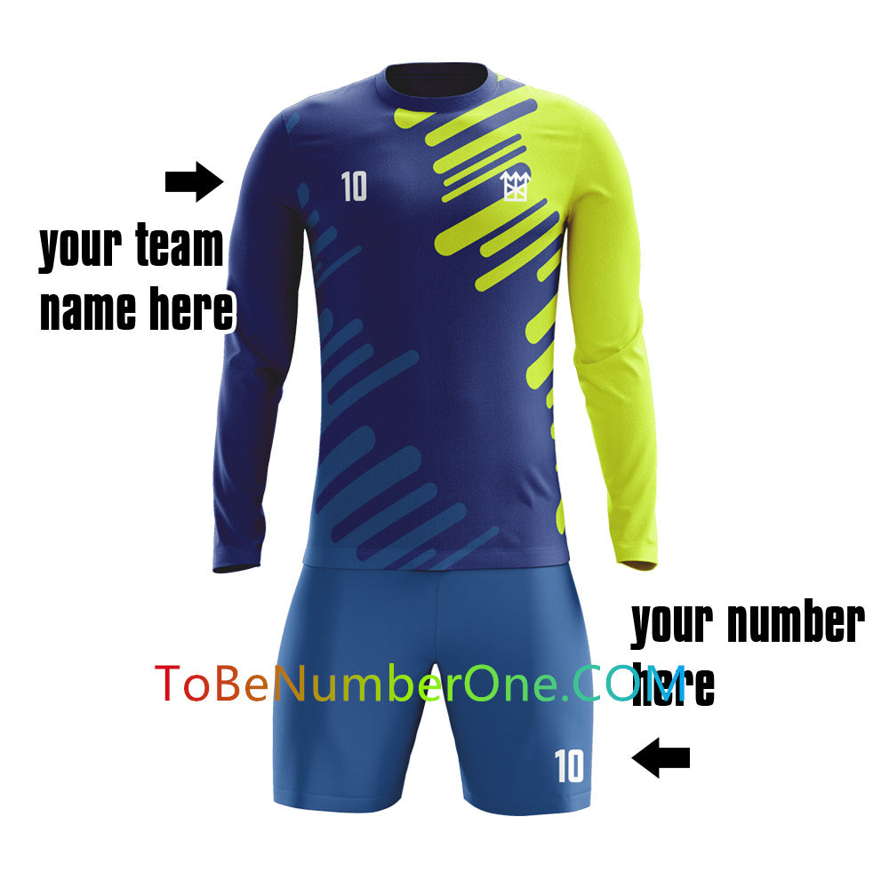 customize create your own soccer Goalkeeper jersey with your logo , name and number ,custom kids/men's jerseys&shorts GK14