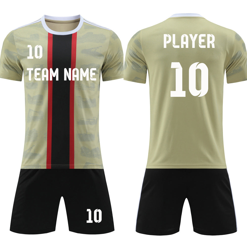 Custom 22-23 Ajax Away Soccer blank unifroms print Any Name and Number instock Quick-drying uniforms S304