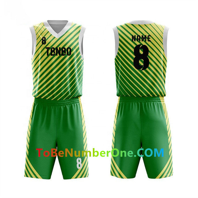 Custom Full Sublimated Basketball Set Tops and shorts - Make Your OWN Jersey Team Uniforms B036