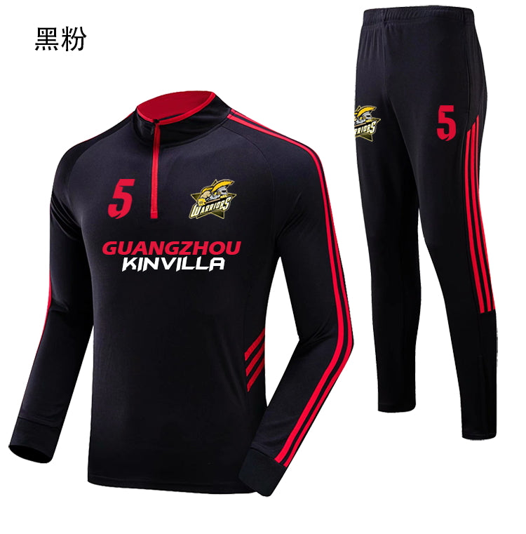 Custom Team Tracksuit with Logo and Name, Men's Athletic Tracksuit 2 Piece Set Casual Full Zip Workout Running Jogger Sweat Suits