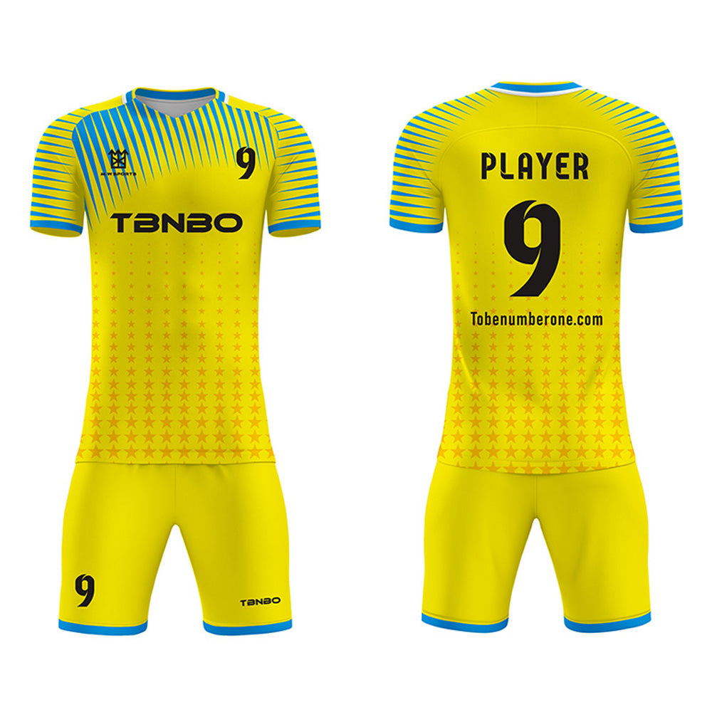 Top quality soccer jerseys Adult customized football jerseys set kits men DIY soccer uniforms training suits S71