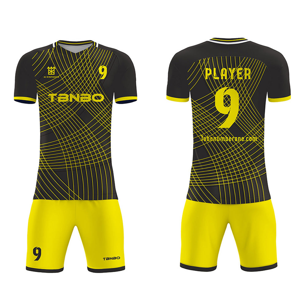 Top quality soccer jerseys Adult customized football jerseys set kits men DIY soccer uniforms training suits S72