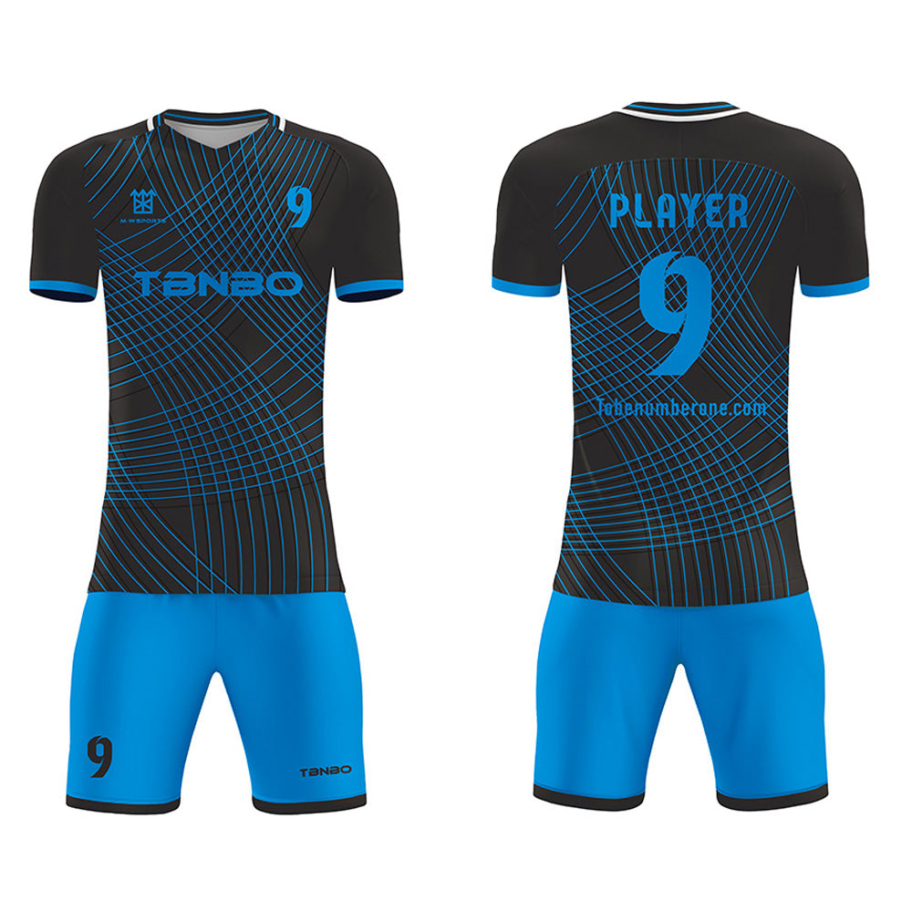 Top quality soccer jerseys Adult customized football jerseys set kits men DIY soccer uniforms training suits S72
