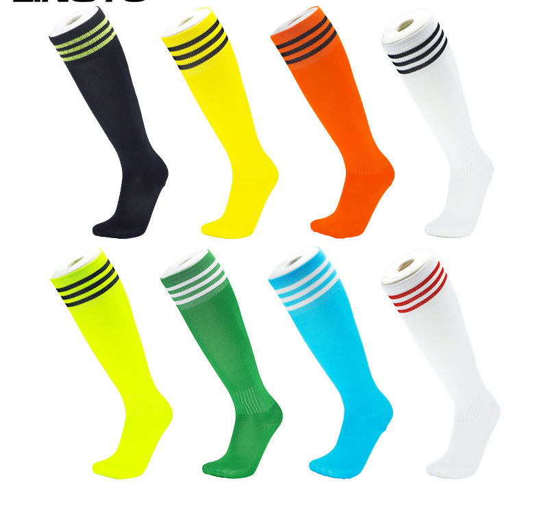 Thin socks - Soccer Football Rugby Baseball Softball Lacrosse Team Sport Knee High Socks for Adult Youth Kids