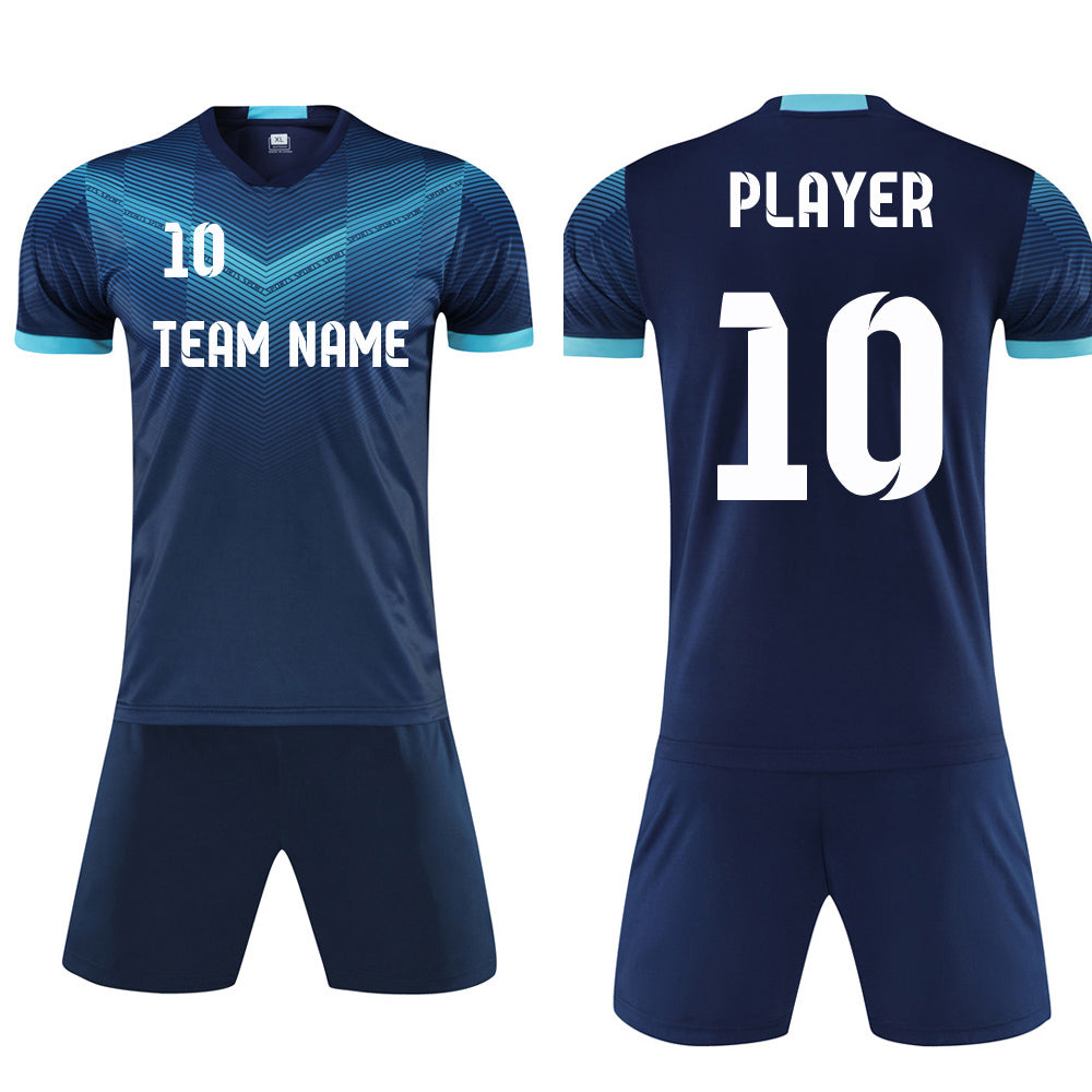 Customize team jerseys instock uniforms print Any Name and Number, Quick-drying Soccer Sport training jerseys