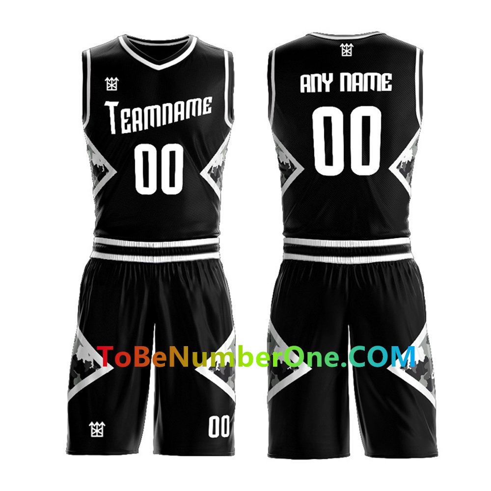 02 Custom Basketball Team Uniform with pocket men,youth,kids sport jersey&short custom team name,logo and numbers - Image 1