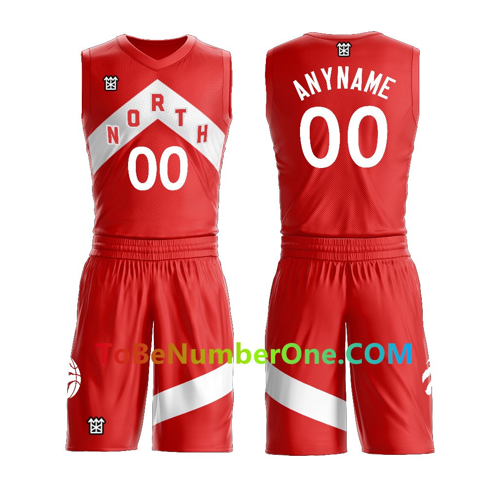 07 Custom North design Basketball Jersey with Name and Number - Make Your Own Team uniform - Image 1