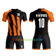 Custom Any Name & Number culb Team men's Away Soccer Jersey/Short - Image 4