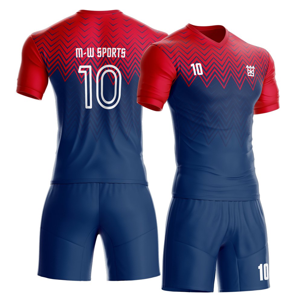 1 (1) Custom soccer Jersey Full Sublimated Club Uniform set Make Your Team Training Jerseys, - Image 1