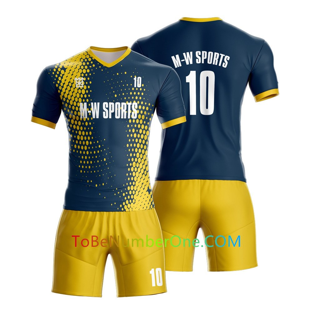 1-(55)-2 Custom Soccer Jersey Set Full Sublimation Sportswear Custom Men's Uniform Suit,Custom Your Team Name, Number - Image 1
