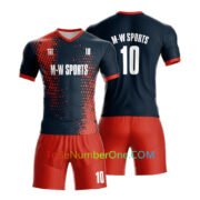 Custom Soccer Jersey Set Full Sublimation Sportswear Custom Men's Uniform Suit,Custom Your Team Name, Number - Image 2