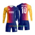A- Custom Long & Short Sleeve soccer Jerseys for teams Create your own uniform with Team Names, Numbers