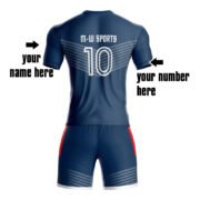 sublimation soccer jersey set custom club uniforms with your team name and number - Image 5