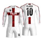 A- Custom Long & Short Sleeve soccer Jerseys for teams Create your own uniform with Team Names, Numbers -11 (复制)