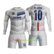 A- Custom Long & Short Sleeve soccer Jerseys for teams Create your own uniform with Team Names, Numbers -3