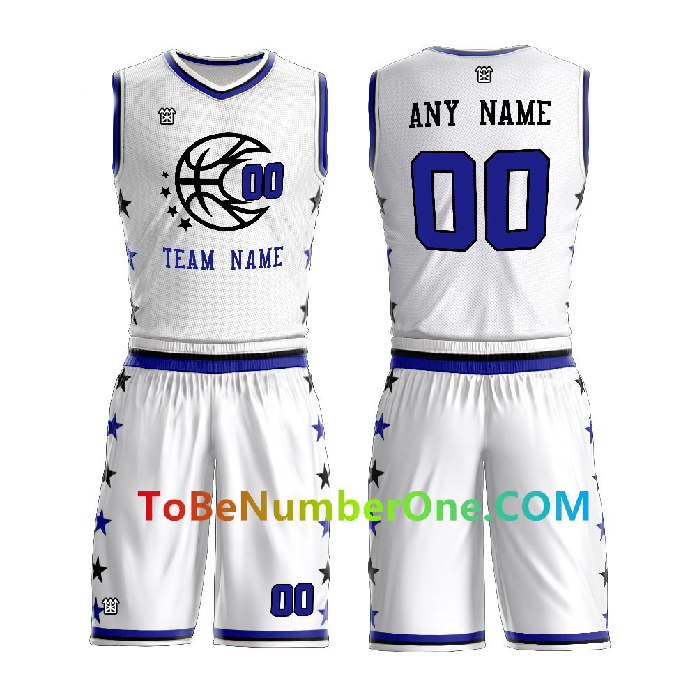 37 Custom Basketball Team Jersey Set for men/kids/youth Quick Dry Sportwear Fabric Custom Your Team Name, Number - Image 1