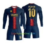 A- Custom Long & Short Sleeve soccer Jerseys for teams Create your own uniform with Team Names, Numbers -4