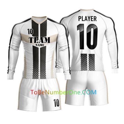 A- Custom Long & Short Sleeve soccer Jerseys for teams Create your own uniform with Team Names, Numbers -9