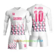 A- Custom Long & Short Sleeve soccer Jerseys for teams Create your own uniform with Team Names, Numbers -6