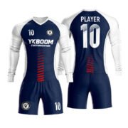 A- Custom Long & Short Sleeve soccer Jerseys for teams Create your own uniform with Team Names, Numbers -11