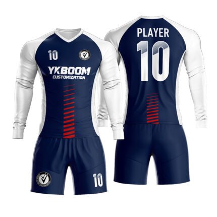 A- Custom Long & Short Sleeve soccer Jerseys for teams Create your own uniform with Team Names, Numbers -11