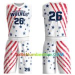 Custom basketball Jersey Full Sublimation Sportswear Custom youth's kids Uniform Suit,Custom Your Team Name, Number (复制)